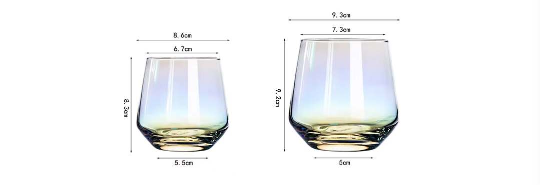 Glass cup size