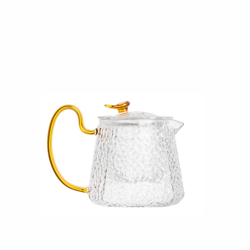 glass teapot with strainer